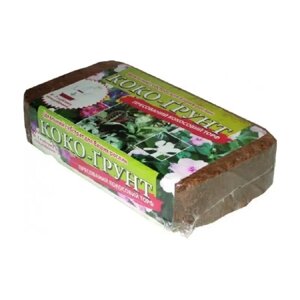 Брикет кокосового торфу «Коко-Ґрунт», 500г. (28шт. коробка), CERES