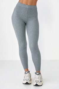Жіночі трикотажні лосини - сірий цвет, ONE SIZE (є розміри)