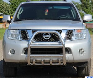 Кенгурятник передній захист на Nissan Pathfinder R51 2005-2014