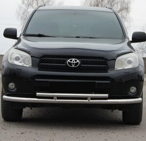 Передній захист ST014 (нерж) Toyota Rav 4 2006-2013