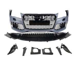 Передній бампер на Audi A7 4G8 2010-2014 рік (У стилі Audi RS7 V2)