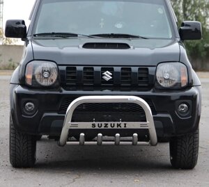 Кенгурятник QT006 (нерж) Suzuki Jimny 1998-2018