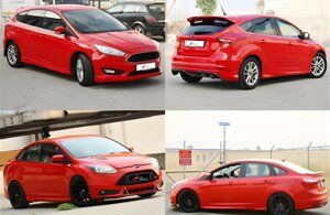 Бокові пороги DPT (SD, 2015-2017, чорний глянець)