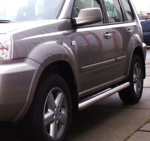 Пороги труби без проступів d60 2 шт нерж Nissan X-trail T30 2001-2007