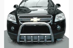 Передній захист кенгурятник нерж Chevrolet Captiva 2006-2011-