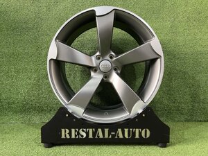 Диски Audi ( Satin Gray + Chrome ) R20 одноширокі