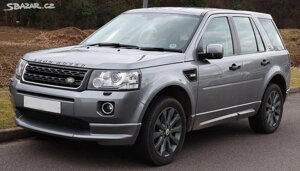 Накладка на передній бампер (ABS-пластик, під фарбування) для Land Rover Freelander II
