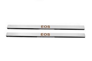 Накладка на пороги Carmos (2 шт, нерж) для Volkswagen EOS 2011-2016 рр