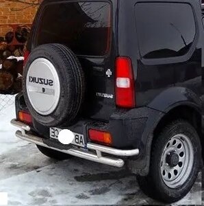 Захист заднього бампера нерж Suzuki Jimny 1998-2018