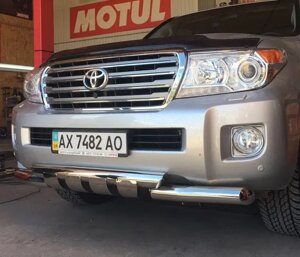 Передня дуга ST015 (нерж.) Toyota Land Cruiser 200 2007-