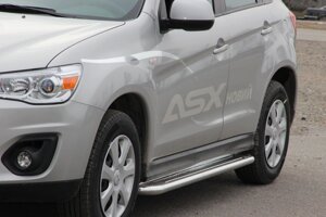 Пороги майданчик Premium 2 шт. неірж Mitsubishi ASX 2013-