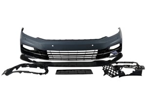 Передній бампер ( стиль R-Line ) на Volkswagen Passat B8 2014-2019 року
