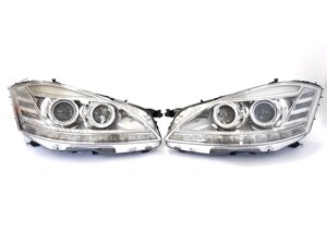 Передні фари на Mercedes S-Class W221 2005-2009 рік ( Bi-Xenon апгрейд W221 LCI)