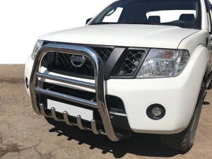 Кенгурник QT007 (нерж) Nissan Navara 2006-2015