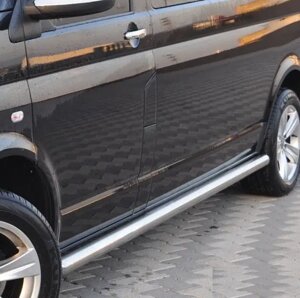 Пороги труби без проступів L1 d60 2 шт. нерж Renault Trafic 2014-...