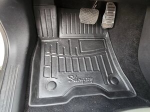 Килимки Stingray 3D (2 шт, поліуретан) для Mercedes EQB