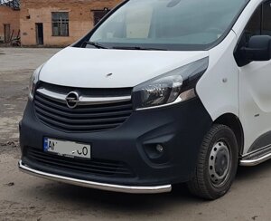 Передній захист бамперу ST008 (нерж) Peugeot Bipper 2008-