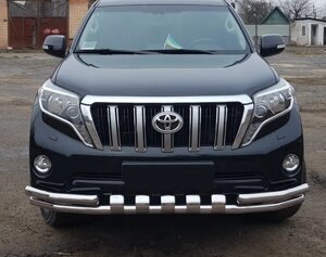 Кенгурятник передній захист (нерж.) Toyota Land Cruiser Prado 150