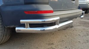 Захист заднього бампера кути подвійні неірж сталь Volkswagen Crafter 2006-2017