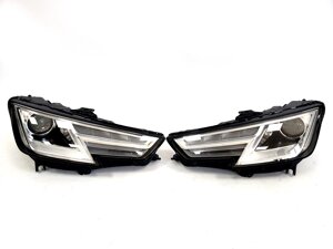 Передні фари Xenon на Audi A4 B9 2016-2019 року
