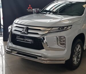 Кенгурятник на Mitsubishi Pajero Sport (c 2020 --) Мітсубісі Паджеро Спорт PRS