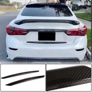 Накладки на кришку багажника (для Q50 Base/Sport 2014-2017, Карбон) для Infiniti Q50/Q60 рр
