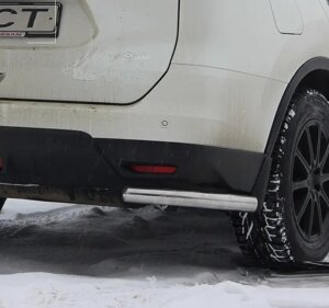 Задні куточки захист AK003 2 шт нерж Nissan X-trail T32 /Rogue 2014-