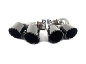 Насадки на вихлопні труби глушник на BMW X5 G05 2018-2021 рік стиль F95 ( Black)
