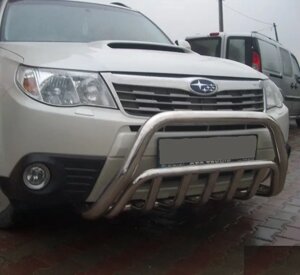 Кенгурятник WT002 (нерж.) Subaru Forester 2008-2013