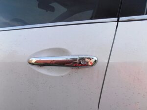 Накладки на ручки (4 шт, нерж) Без чіпа Carmos - Турецька стальcar100144