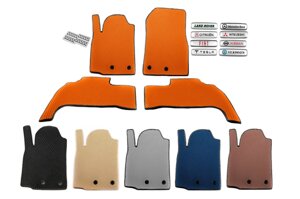 Килимки EVA (Помаранчевий) для Fiat Fiorino/Qubo