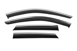 Вітровики з хромом Niken Luxury (4 шт) для Mercedes ML W164