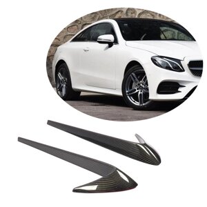 Накладки на передні крила (для AMG-Line 2017-2019, Карбон) для Mercedes E-class coupe C238