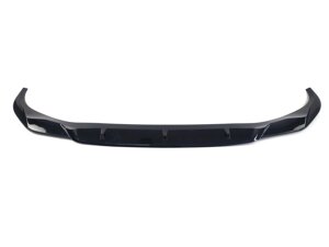 Дифузор ( губа) переднього бампера на BMW 7 Series G11 / G12 2019-2022 рік (Чорний глянець V2)