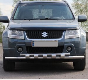 Передній вус ST015 (нерж) Suzuki Grand Vitara 2005-2014
