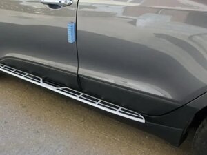 Бічні пороги Libao OEM V3 (2 шт. пластик) Hyundai IX-35 2010-2015