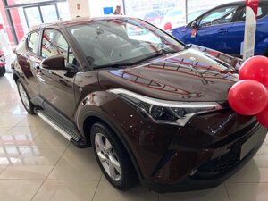 Бічні підніжки Allmond Grey (2 шт., алюм) Toyota C-HR