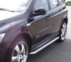 Пороги площадки Premium 2 шт нерж Toyota Rav 4 2013-2015