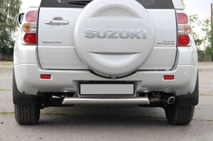 Захист заднього бамперу AK002 нерж Suzuki Grand Vitara 2005-2014