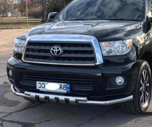 Передній захист кенгурятник (нерж) Toyota Tundra 2007-