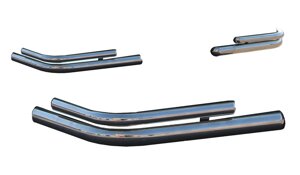 Задні подвійні куточки AK003-double 2 шт нерж Mercedes GL klass X164
