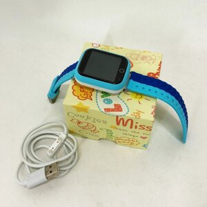 Дитячий розумний годинник з GPS Smart baby watch Q750 Blue, смарт годинник-телефон з сенсорним екраном та іграми