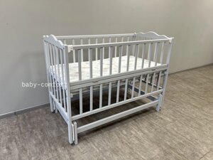 Ліжко дитяче Baby Comfort Малюк з маятником сірий