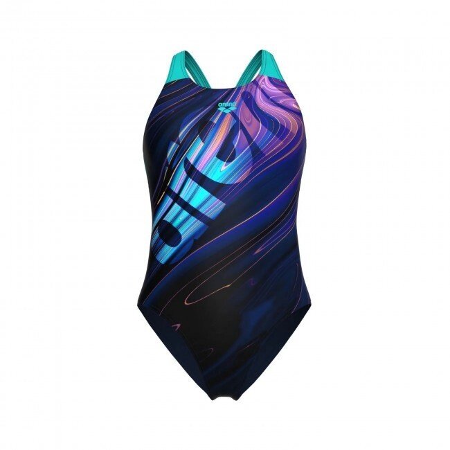 Купальник закритий для жінок Arena FLOW SWIMSUIT V BACK LB від компанії MixMiraMаrket - фото 1