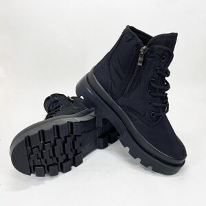 Чоботи жіночі 40р 25см, Черевики жіночі повсякденні, Жіночі теплі чоботи демісезонні