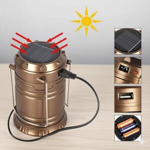 Кемпінговий ліхтар із сонячною батареєю LED 19*9*9 см G-85 Аварійний кемпінговий ліхтар