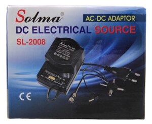 Універсальний блок живлення 2008 3V-12V 1200mA AC/DC з регулятором потужності