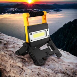 Ліхтар-прожектор акумуляторний BL MS 8006 7858 ручний, акумуляторний ліхтар кемпінговий, лампа