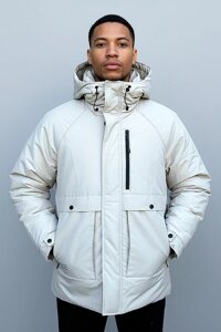 Чоловіча зимова куртка в білому кольорі RC-RW-4-white