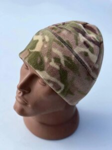 Шапка флісова тактична, армійська Мультикам